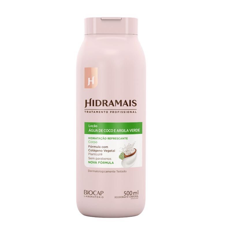 Loção Água de Coco e Argila Verde 500ml
