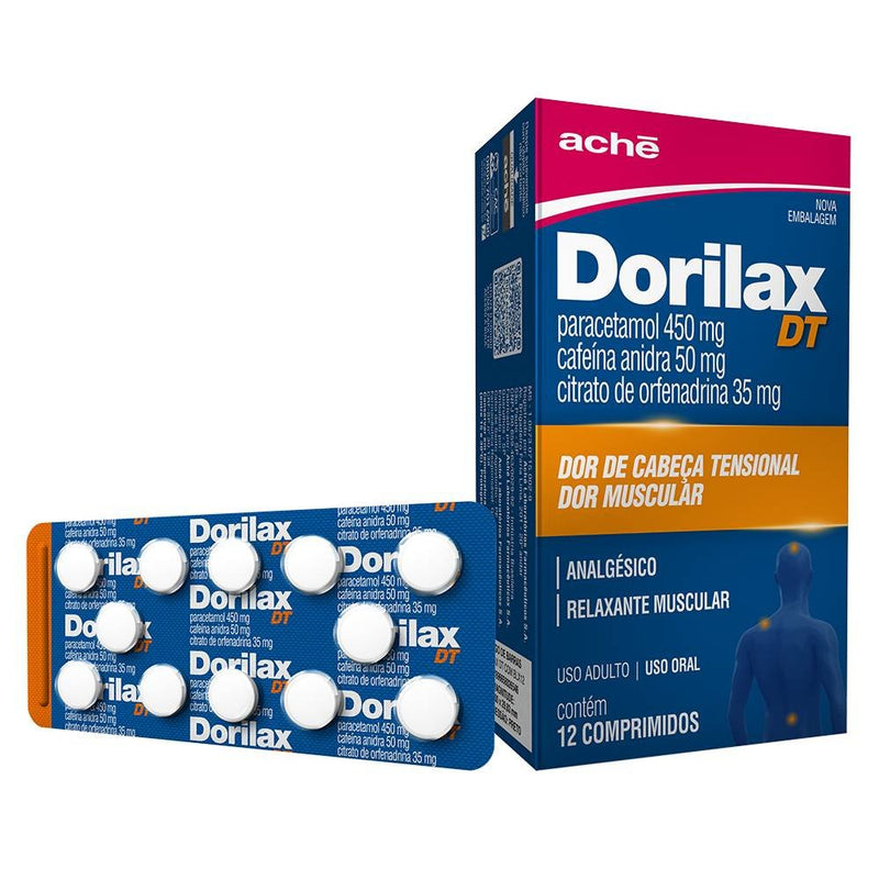 Dorilax DT Aché 12 Comprimidos