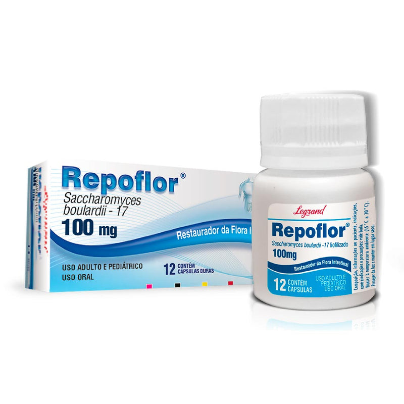 Repoflor 100mg Legrand 12 Cápsulas