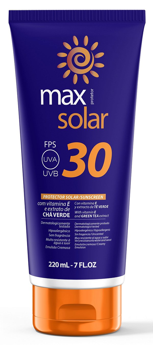 MAX PROTETOR SOLAR FPS 30 - 220 mL