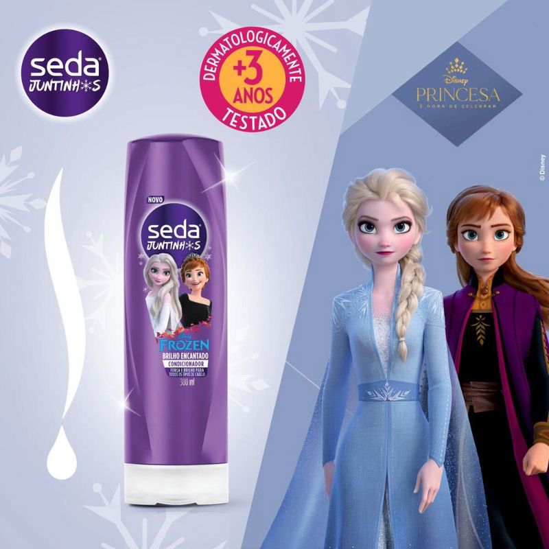 Condicionador Seda Juntinhos Frozen Brilho Encantado 325ml