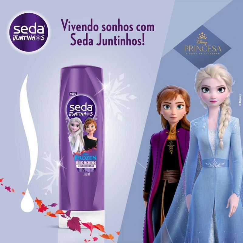 Condicionador Seda Juntinhos Frozen Brilho Encantado 325ml