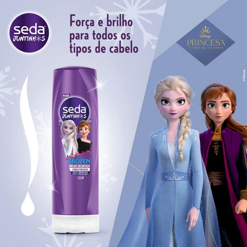 Condicionador Seda Juntinhos Frozen Brilho Encantado 325ml