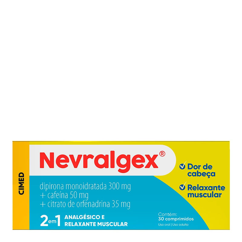 Nevralgex Cimed 30 Comprimidos