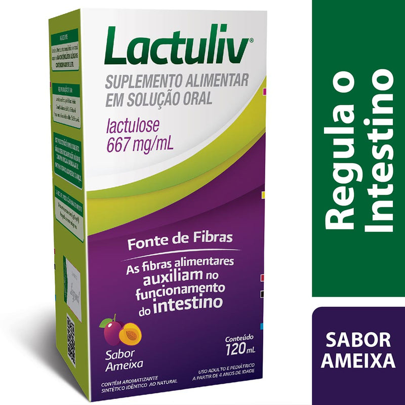 Lactuliv Ameixa Legrand Pharma 120ml Xarope