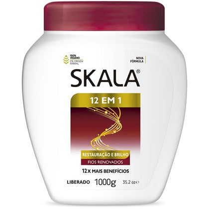 Skala Creme de Tratamento Restauração 12 em 1 1000g