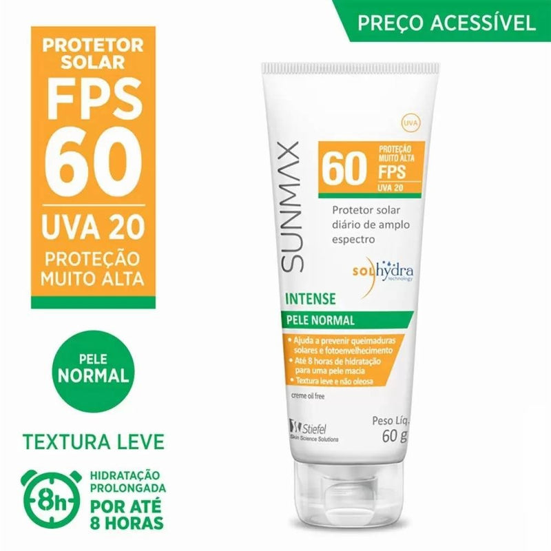 Protetor Solar Sunmax Intense Pele Normal FPS60 60g