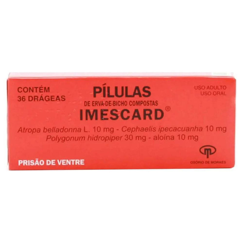 Imescard Com 36 Pilulas