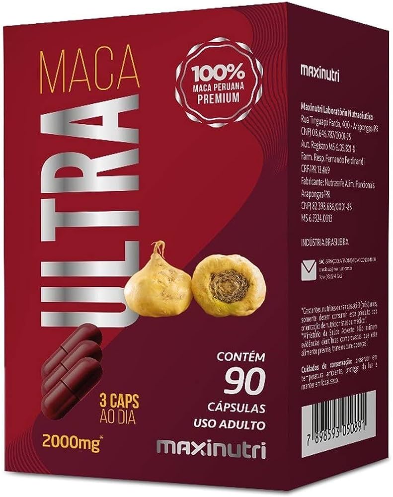 MACA PERUANA ULTRA 2000MG 90 CáPSULAS