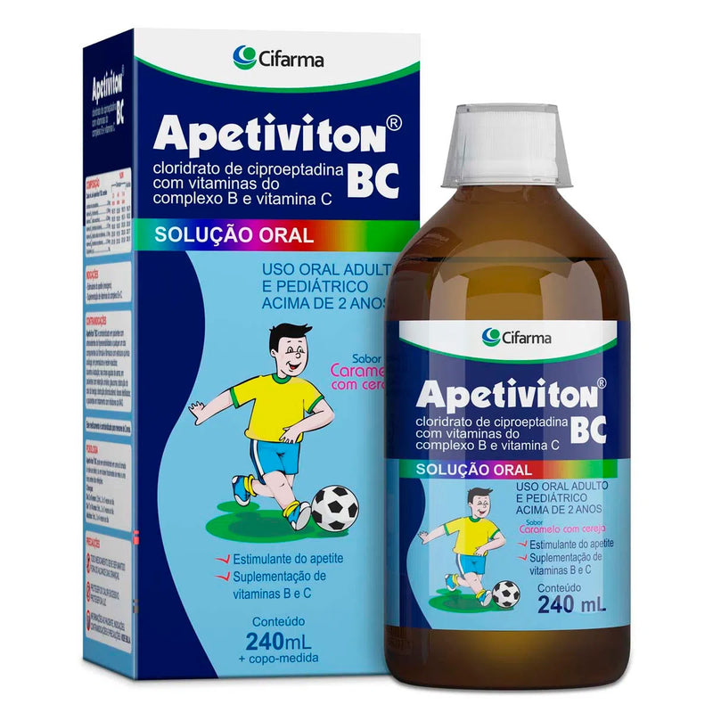 Apetiviton Bc Solução Oral 240ml Copo Com Medida
