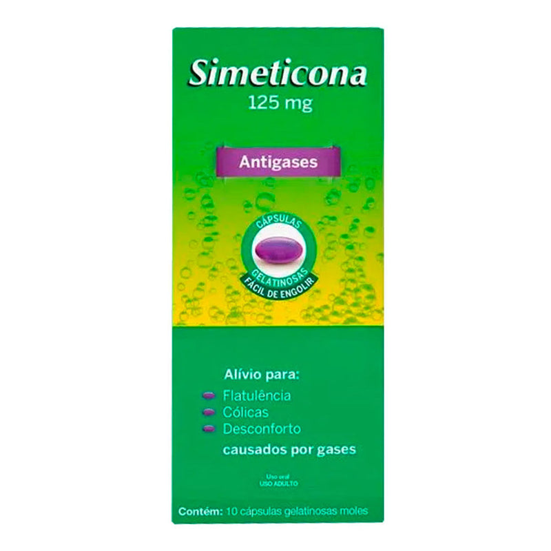 Simeticona 125mg Cimed 10 Cápsulas