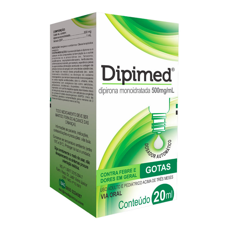 Dipimed Gotas 500mg/ml Medquímica 20ml