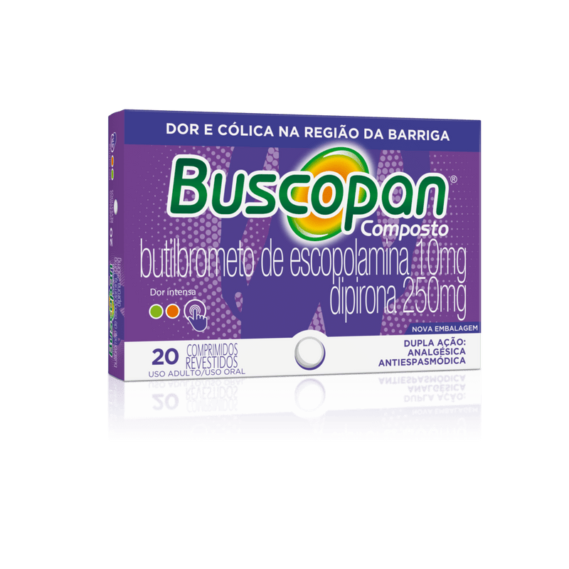 Buscopan Composto Com 20 Comprimidos Revestidos