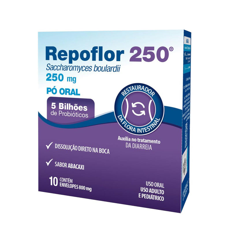 Repoflor 250mg EMS 10 Envelópes