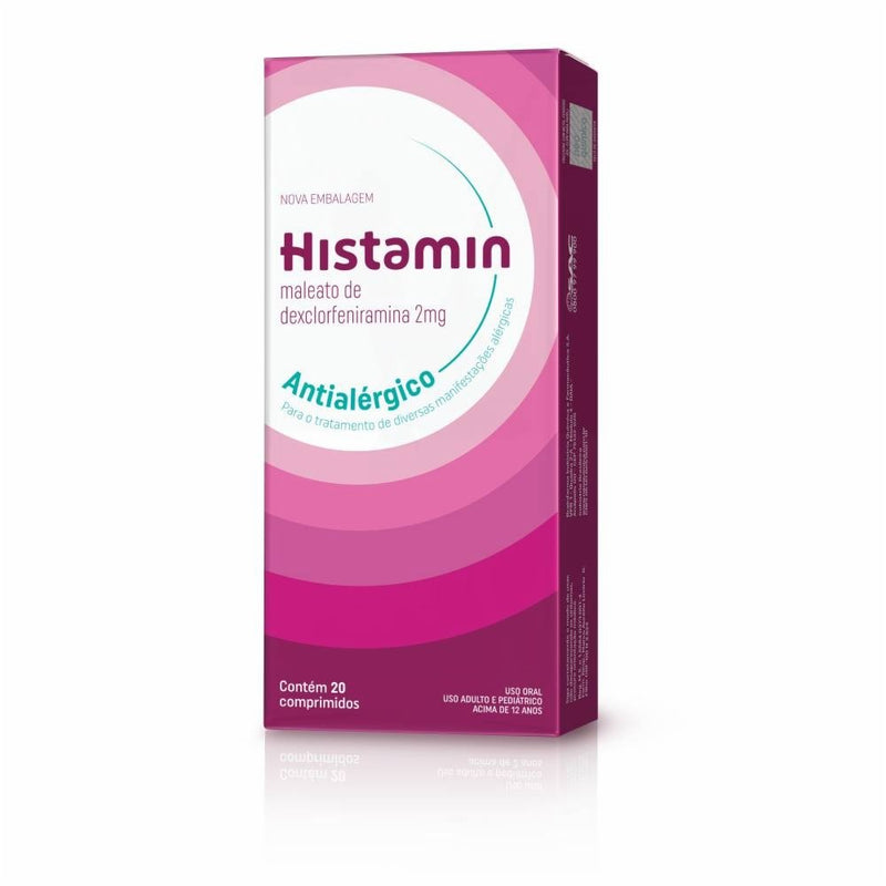 Histamin 2mg 20 Comprimidos