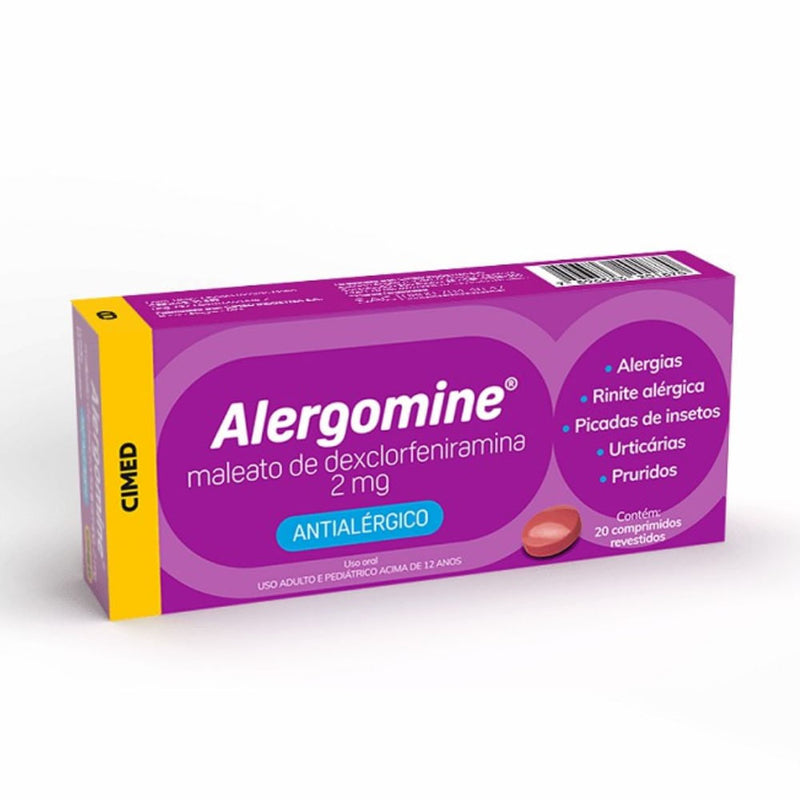 Alergomine 2mg 20 Comprimidos