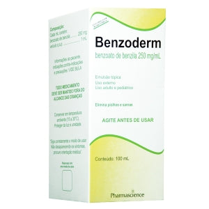 BENZOATO DE BENZILA - BENZODERM EMULSAO TOPICA 100ML