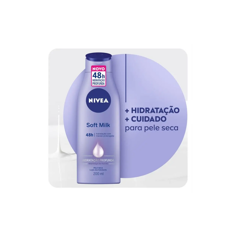 NIVEA HIDRATANTE DESODORANTE SOFT MILK 200ML