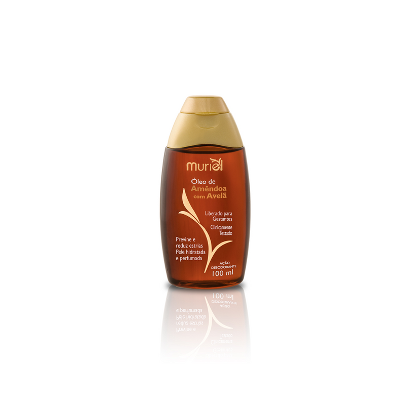 Óleo corporal de Amêndoas c/ Avelã 100ml ação desodorante