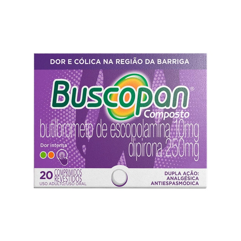 Buscopan Composto Com 20 Comprimidos Revestidos