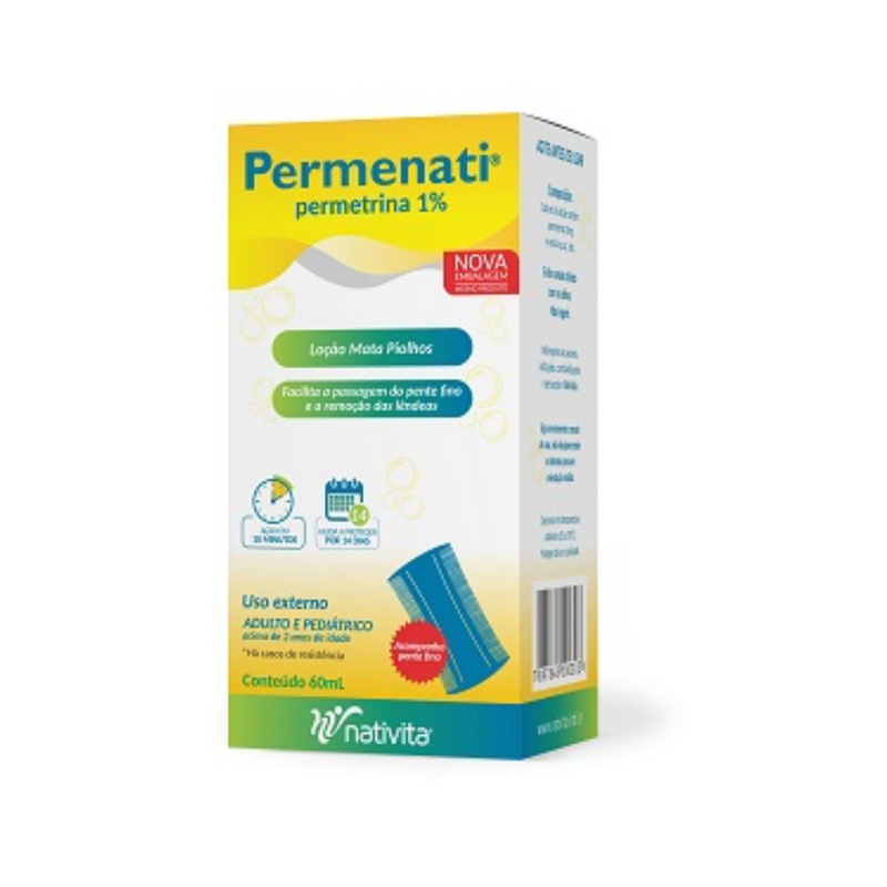 Permenati 1% Loção Com 60ml