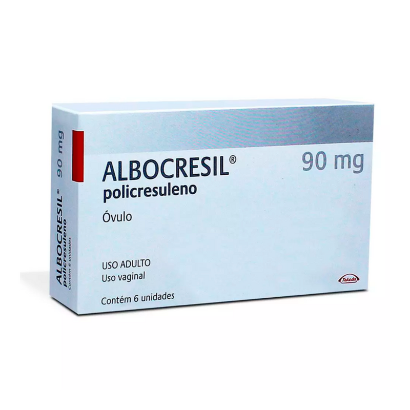 Albocresil 90mg Óvulo Vaginal 6 Unidades