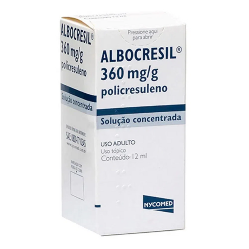 Albocresil solução 12ml