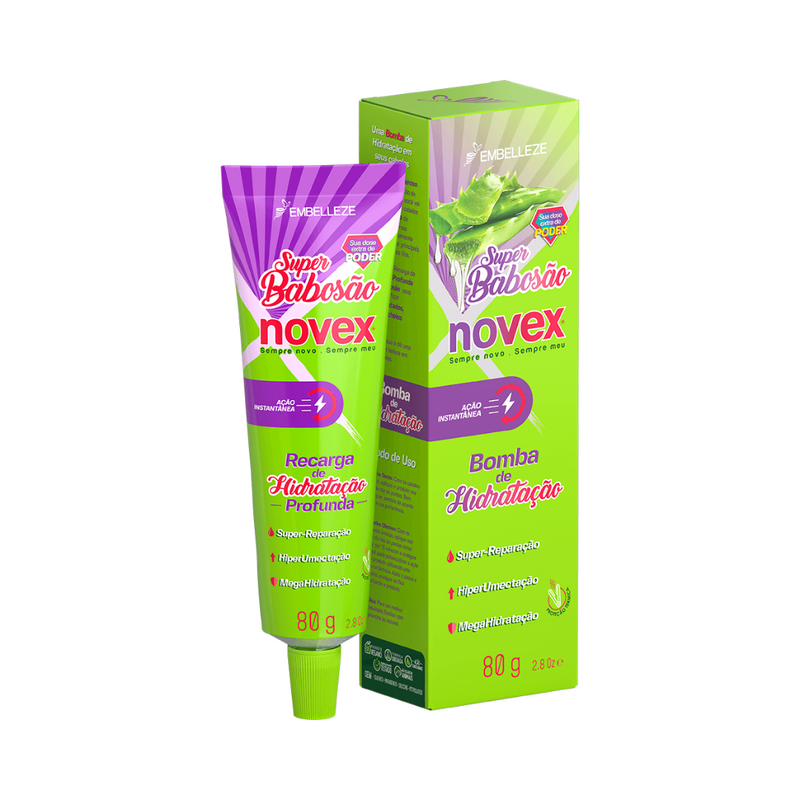 Máscara de Hidratação Novex Recarga Super Babosão 80g