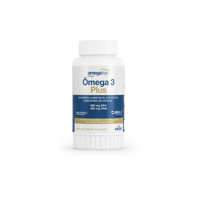 Omegative Omega Plus 120 caps gel Kress
