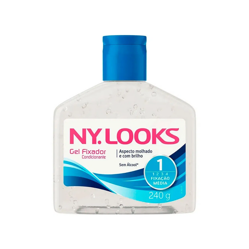 Gel Fixador Ny Looks Média Fixação - 240g