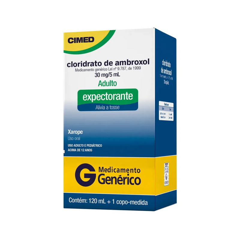 Cloridrato de Ambroxol 30mg/5ml xarope 120ml