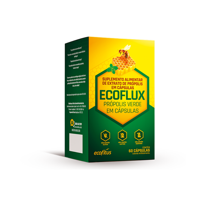 Ecoflux Própolis Verde 60 Cápsulas