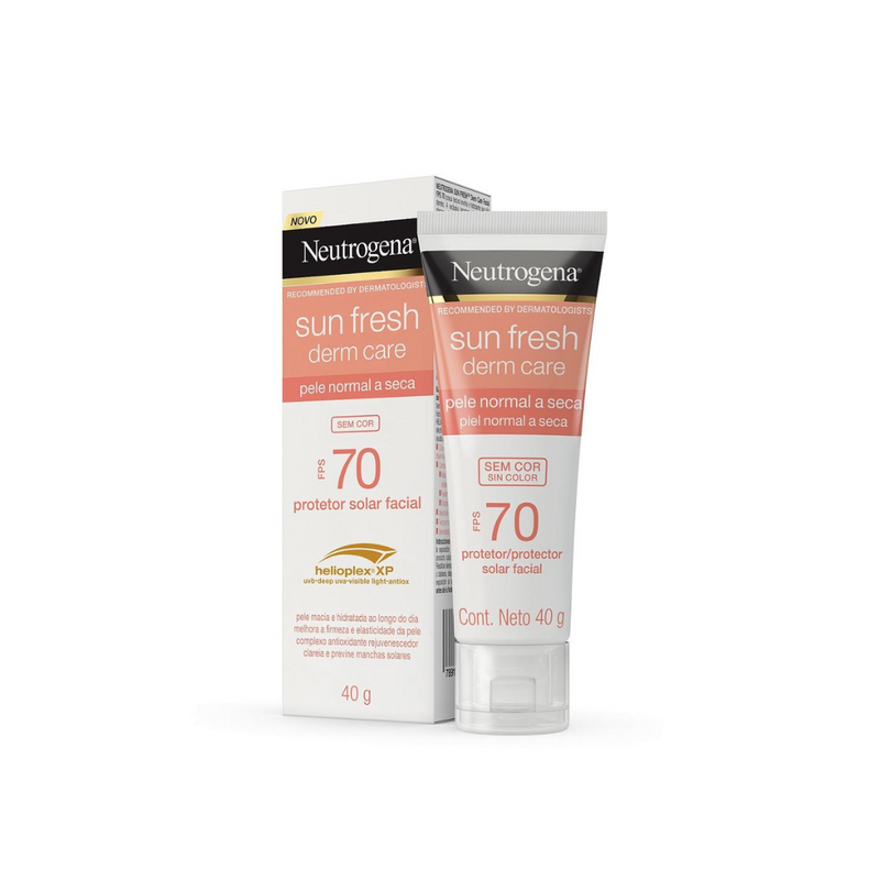 NEUTROGENA SUN FRESH® Dry Skin Sem Cor FPS 70 40g