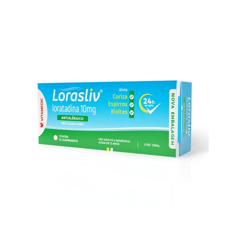 Lorasliv 10mg 12 Comprimidos