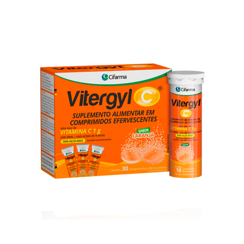 Vitergyl C 1g 30 Comprimidos Efervescentes