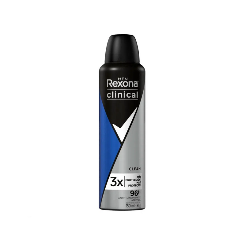 Desodorante Antitranspirante Rexona Men Clinical Aerosol 150ml