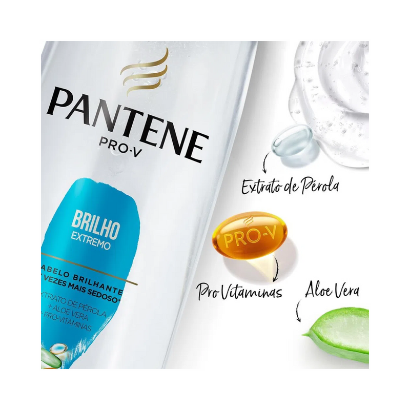 Shampoo Pantene Brilho Extremo 400ml