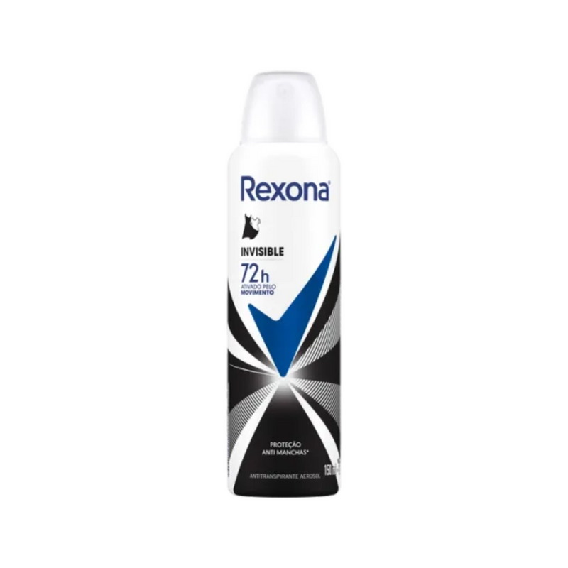 Antitranspirante Rexona Feminino Aerosol Invisible 150ml