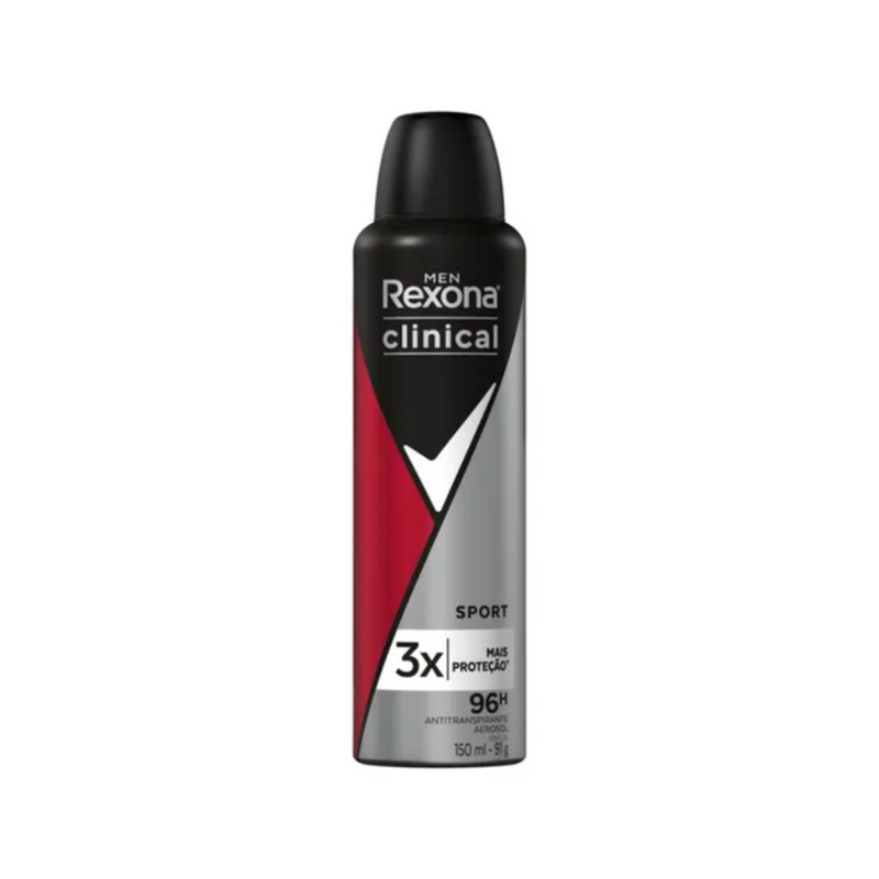 Antitranspirante Rexona Aerosol Clinical Sports 150ml