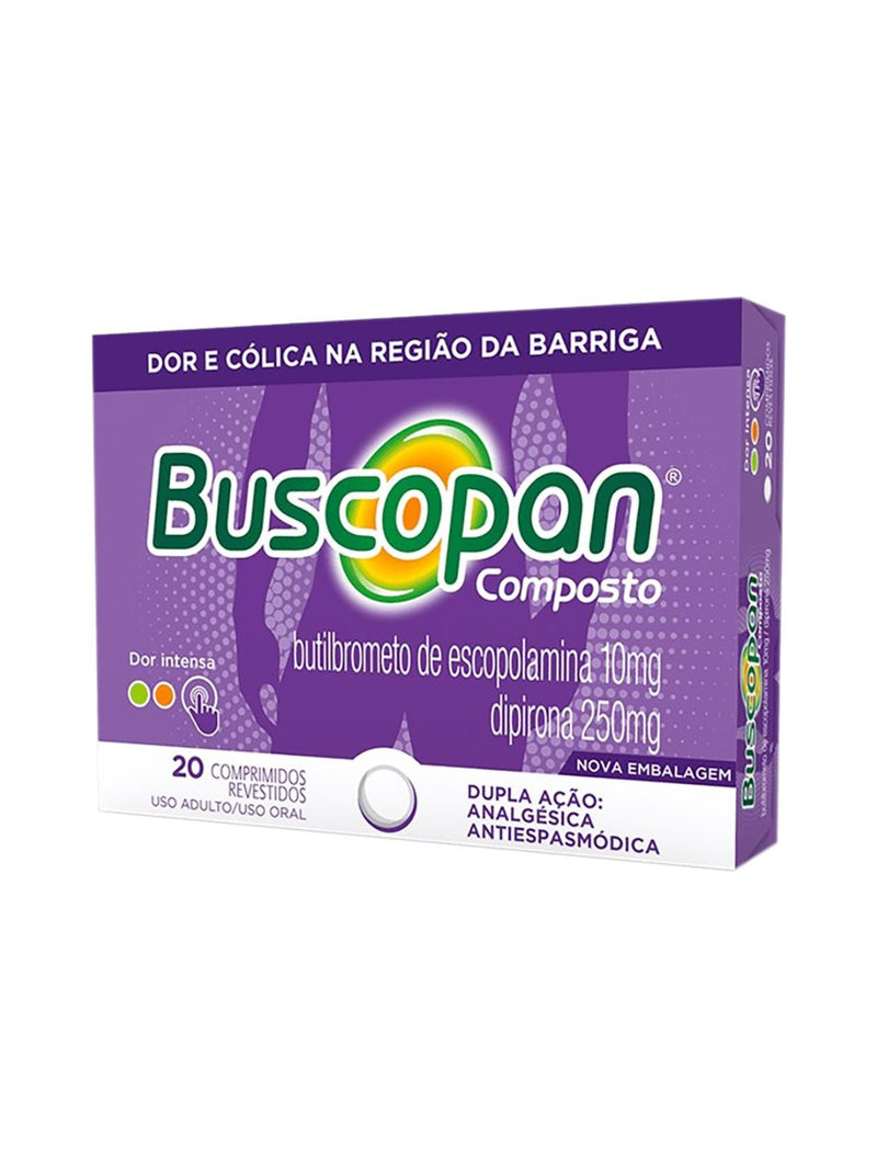 Buscopan Composto Com 20 Comprimidos Revestidos