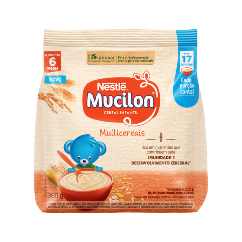 Cereal Infantil Mucilon Multicereais 360G