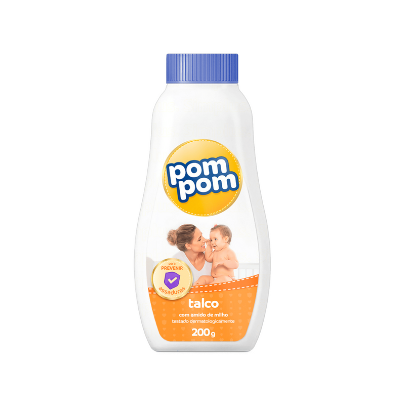 Talco Pom Pom Infantil 200g