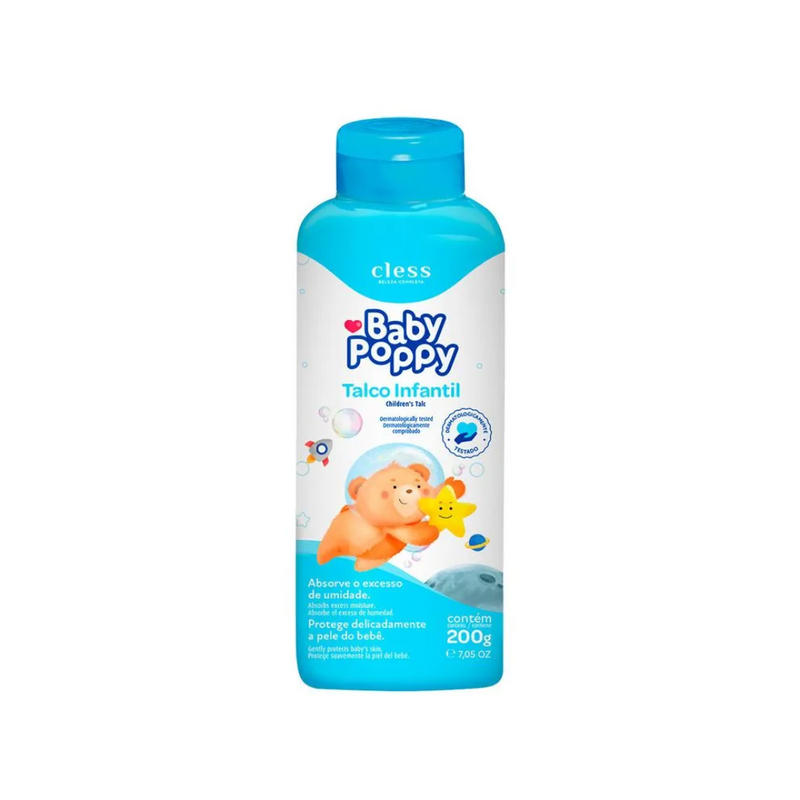 Talco Infantil 200g Baby Poppy - Cless