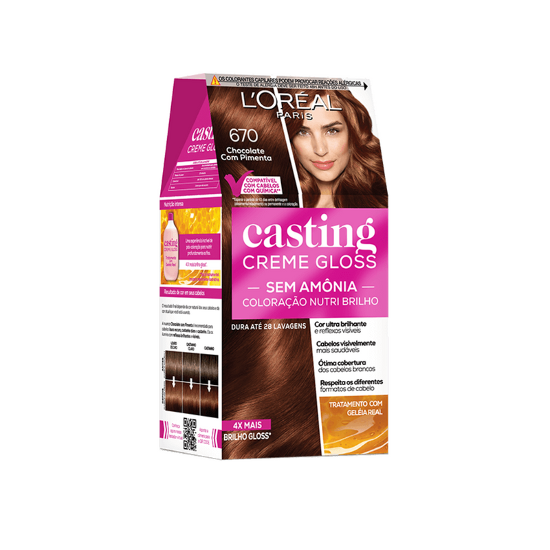 Casting Creme Gloss 670 Chocolate com pimenta