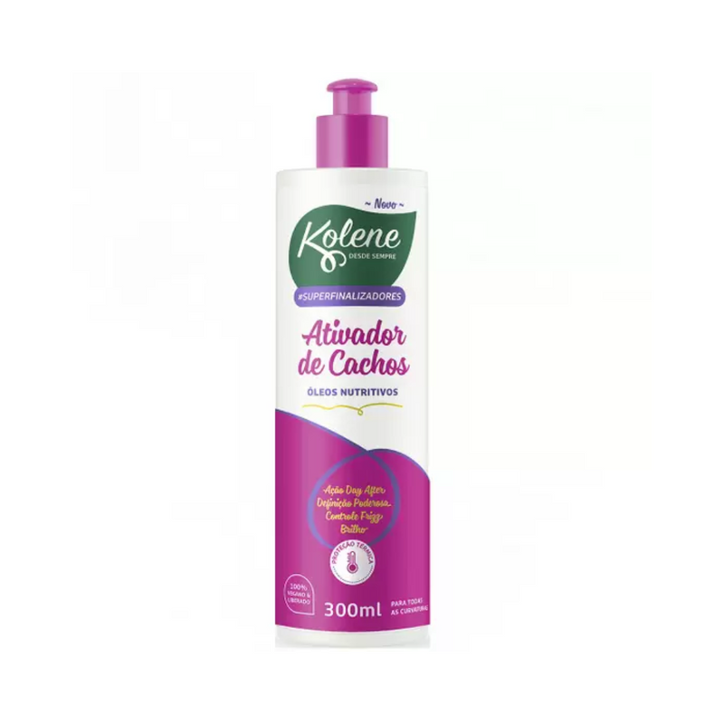 Ativador de Cachos Kolene Óleos Nutritivos 300ml