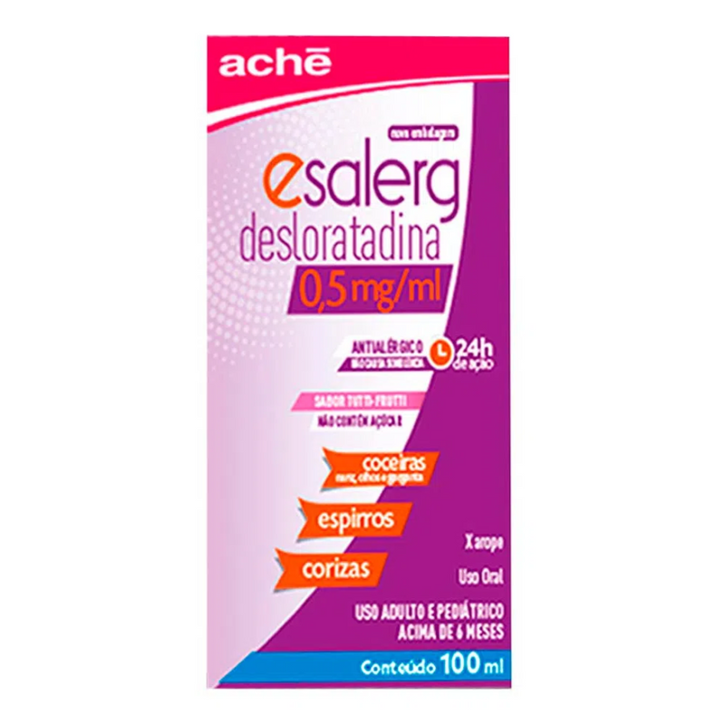 Esalerg 0,5mg/ml Aché Xarope 100ml