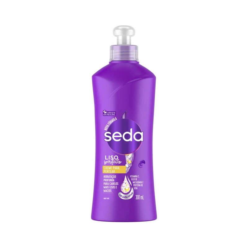 Creme Para Pentear Seda 300ml Liso Perfeito Unit