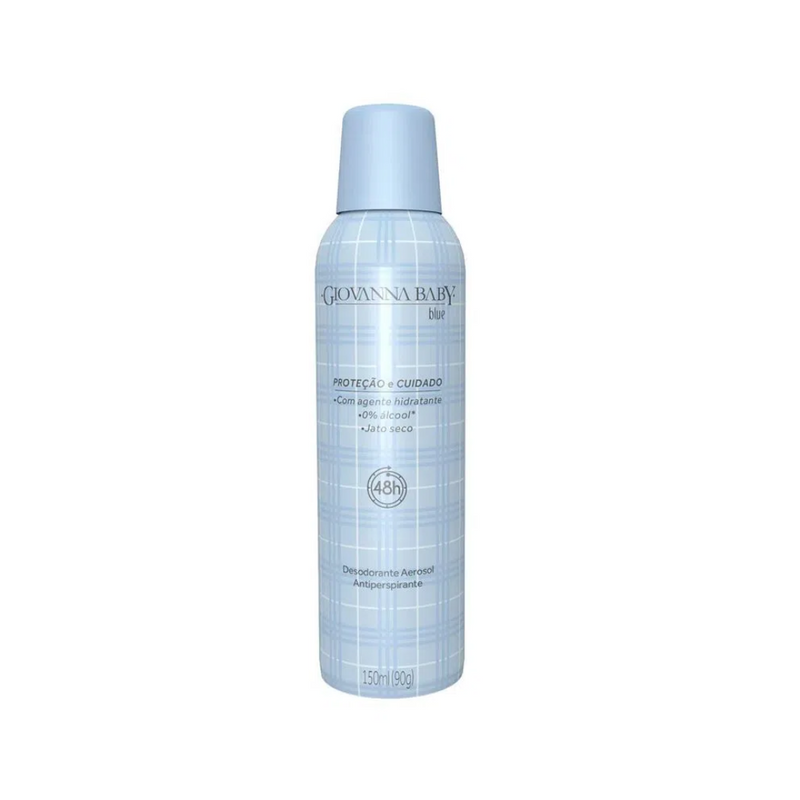 Desodorante Aerosol Giovanna Baby Blue 150ml
