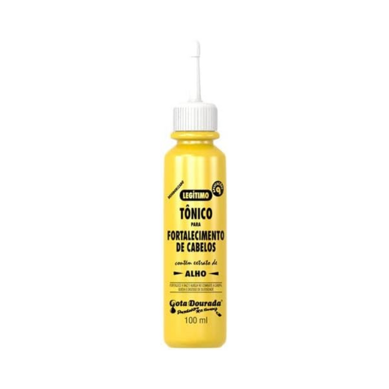 Tônico Capilar Tratamento 100Ml Fortalecimento, Gota Dourada
