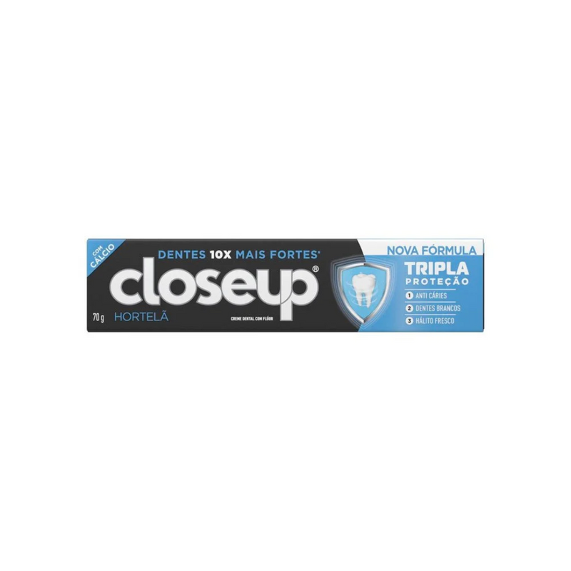 Creme Dental Closeup Tripla Proteção Hortelã 70g